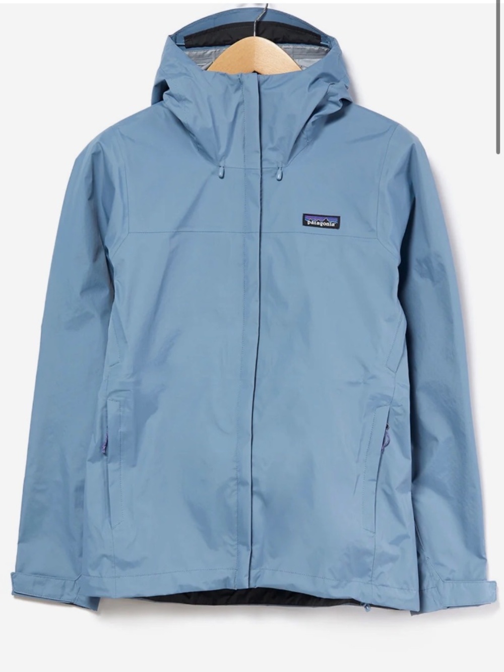 Patagonia Torrentshell 3L Rain Jacket Light Blue Women's Size XL